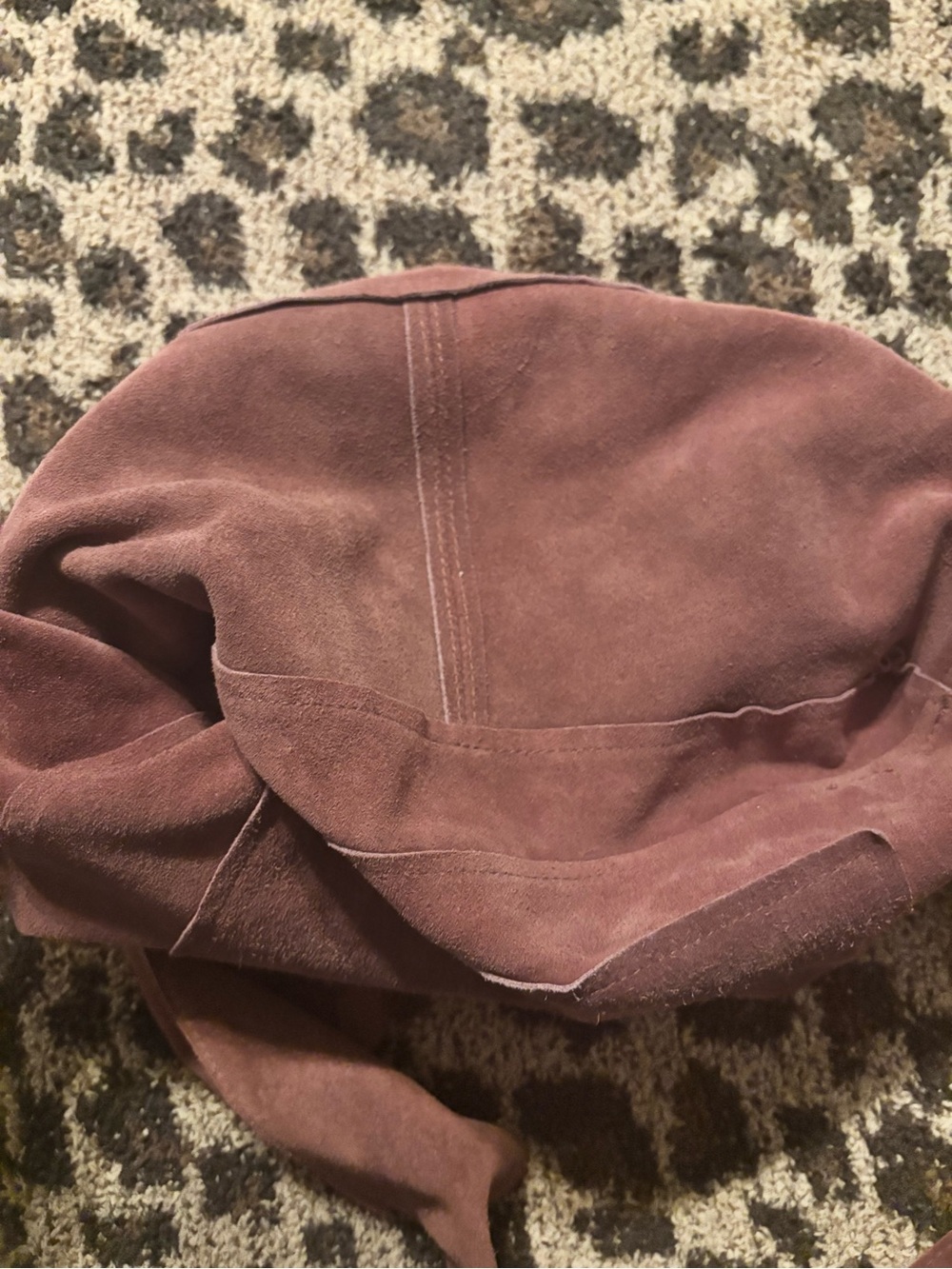 Free People Jessa Suede Carryall Bag Boho Slouchy Tote Hobo Large - Picture 9 of 12